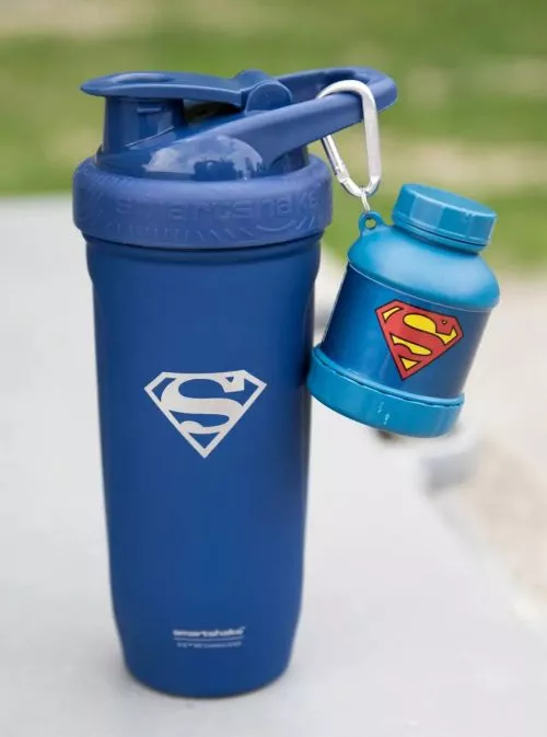 Контейнер SmartShake Whey2Go Funnel Pillbox 110 ml DC Superman (80108001) - фото №4