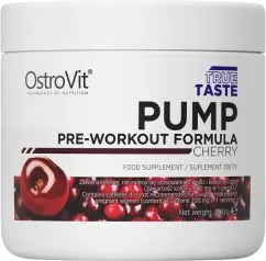 Передтренік OstroVit PUMP Pre-Workout Formula 300 г вишня (5902232614381)