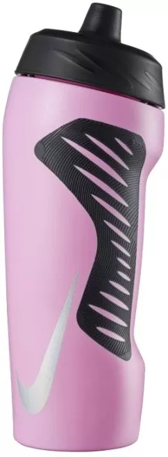 Бутылка для воды Nike N.000.3177.682.18 Hyperfuel Bottle 18OZ 532 мл Розово-черная Унисекс (887791328441)