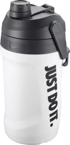 Пляшка для води Nike N.100.3110.153.40 Fuel Jug 40OZ 1182 мл Біла Унісекс (887791410719)