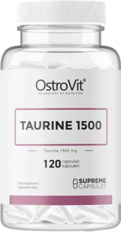 Предтренировочный комплекс OstroVit Supreme Capsules Taurine 1500 мг 120 капсул (5903246228359)