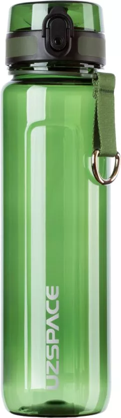 Пляшка для води Uzspace U-type 1500 мл Зелена (6022Green)