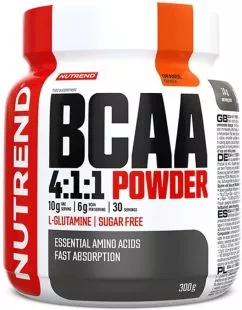 Амінокислота Nutrend BCAA 4:1:1 Powder 300 г Апельсин (8594073173157)