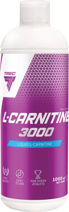 Жироспалювач Trec Nutrition L-Carnitine 3000 1000 мл Абрикос (5901828340390)