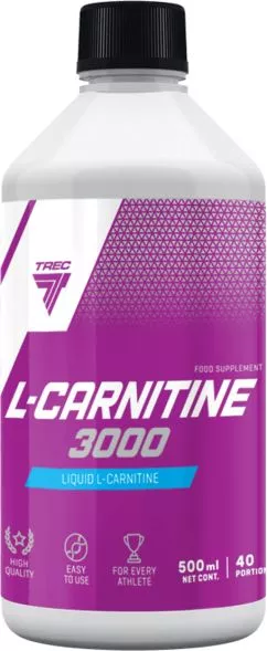 Жироспалювач Trec Nutrition L-Carnitine 3000 500 мл Абрикос (5901828340383)