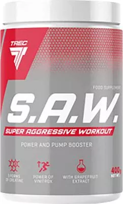 Предтренировочный комплекс Trec Nutrition S.A.W 400 г черная смородина-лимон (5902114017866)