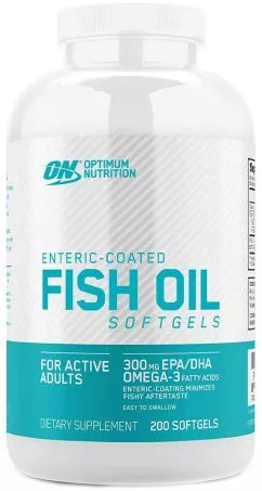 Жирні кислоти Optimum Nutrition Fish Oil 200 капсул (748927029857)