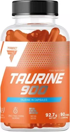 Амінокислота Trec Nutrition Taurine 900 90 капсул (5902114018405)