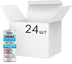 Упаковка безалкогольного напитка Oshee Vitamin Energy Magnez +B6+B5 0.25 л х 24 шт (5908260257248)