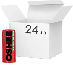 Упаковка безалкогольного напою Oshee Vitamin Energy Watermelon Ice Effect 0.25 л х 24 шт (5908260257408)