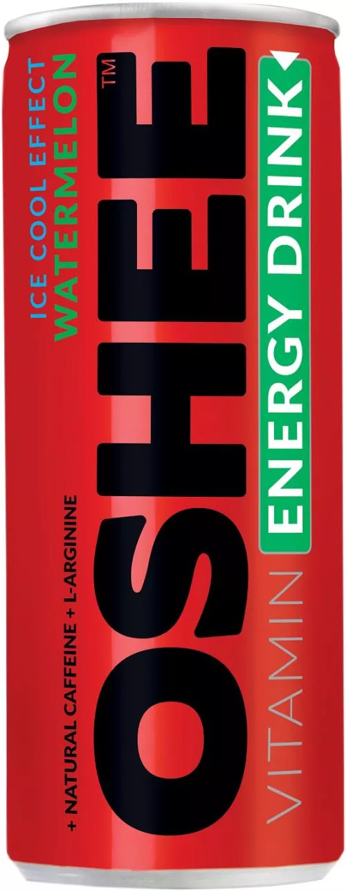 Упаковка безалкогольного напою Oshee Vitamin Energy Watermelon Ice Effect 0.25 л х 24 шт (5908260257408) - фото №2
