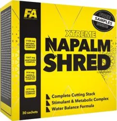 Жиросжигатель FA Nutrition Xtreme Napalm Shred 30 саше (5902448252711)