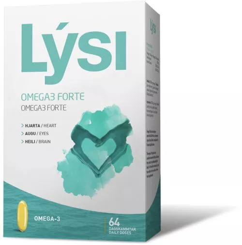 Омега-3 LYSI Forte 1000 мг 64 капсулы (РЭ002) - фото №2