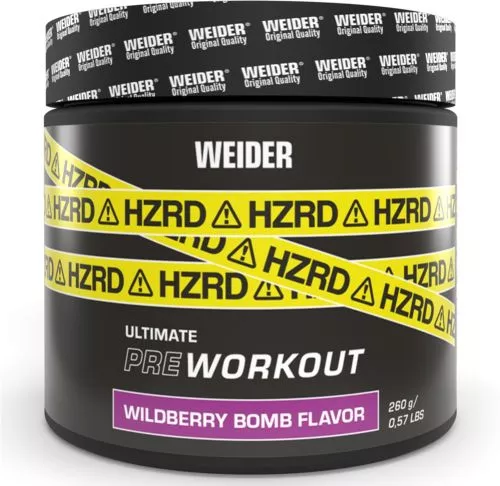 Предтренировочный комплекс Weider HZRD Wildberry Bomb 260 г Ягодный (4044782309438) - фото №2