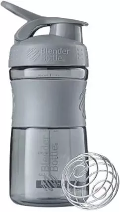 Шейкер BlenderBottle SportMixer с шариком 590 мл Серый (SM 20oz Grey)