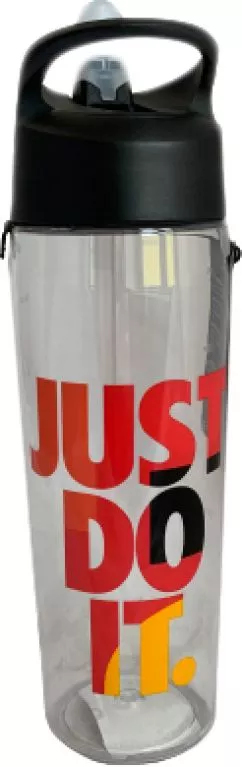 Бутылка для воды Nike N.000.0034.950.24 TR Hypercharge Straw Bottle Graphic 24 Oz 709 мл Прозрачная (887791370143)