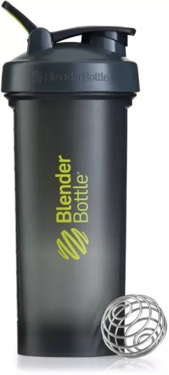 Шейкер BlenderBottle Pro45 з кулькою 1.3 л Сірий з зеленим (Pro 45 Grey / Green (ORIGINAL))