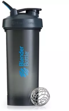 Шейкер BlenderBottle Pro45 з кулькою 1.3 л Сірий с синім (Pro 45 Grey / Blue (ORIGINAL))