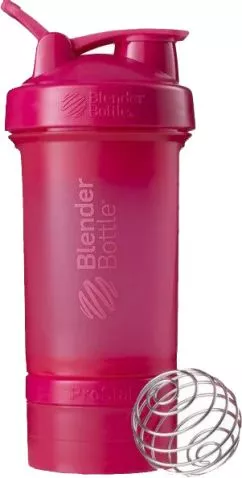 Шейкер BlenderBottle ProStak с шариком 650 мл Розовый (PS 22oz Pink)