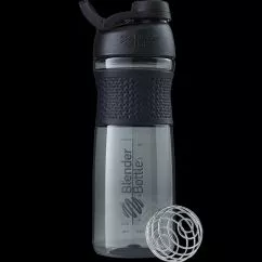 Спортивная бутылка-шейкер BlenderBottle SportMixer с шариком Twist 820 мл Черная (Twist 28oz Black)