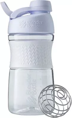 Спортивная бутылка-шейкер BlenderBottle SportMixer с шариком Twist 590 мл Белая (Twist 20oz White)