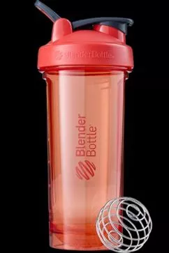 Спортивна пляшка-шейкер BlenderBottle Pro28 Tritan з кулькою 820 мл Коралова (Pro28 Coral)