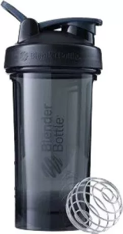 Спортивная бутылка-шейкер BlenderBottle Pro24 Tritan с шариком 710 мл Черная (Pro24 Black)