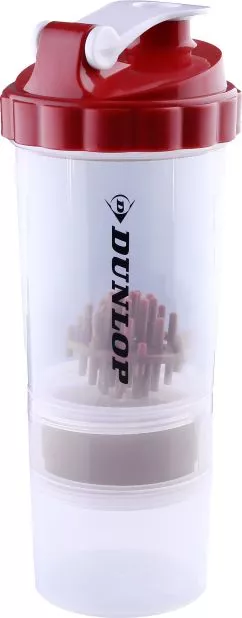 Шейкер Dunlop Fitness shaker bottle 550 мл Червоний (D35847-r)
