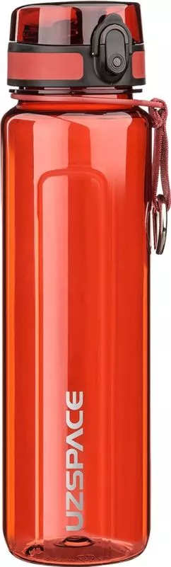 Бутылка для воды Uzspace U-type 1000 мл Красная (6955482372920)