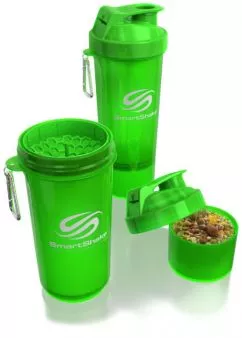 Шейкер спортивний SmartShake Slim 500 мл Neon Green (7350057182079)