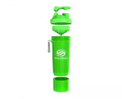 Шейкер спортивний SmartShake Slim 500 мл Neon Green (7350057182079) - фото №2