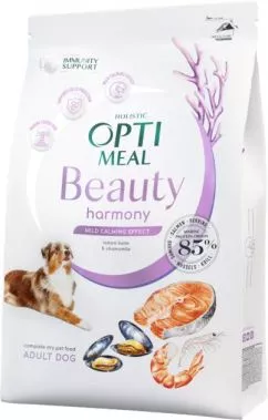 Optimeal Beauty Harmony 10 кг (на основі морепродуктів) беззерновий сухий повнораційний корм для дор