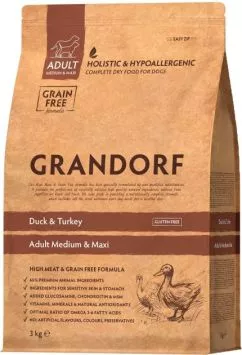 Grandorf Duck & Potato All Breeds 3 kg сухий корм для собак