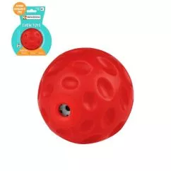 Іграшка для собак Bronzedog FLOAT плаваюча Звуковий м'яч червоний 7 см (YT104277-A)