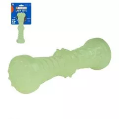 Игрушка светонакопительная Гантель для собак Bronzedog Glow Chew Dumbbell 18х5 см (2007033015535)