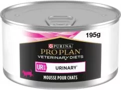 Влажный диетический корм для взрослых кошек Pro Plan Veterinary Diets UR ST/OX Urinary для растворения и снижения образования струвитных камней 195 г (844529...