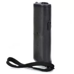 Ультразвуковой отпугиватель собак Yoos AD-100 с LED подсветкой 130*40 мм Черный (34026)