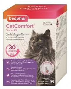 Устройство с феромонами для снятия стресса у кошек Beaphar CatComfort Calming Diffuser 48 мл (17149)