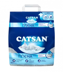 Наповнювач для туалету Catsan Hygiene Plus 10 л (34142)