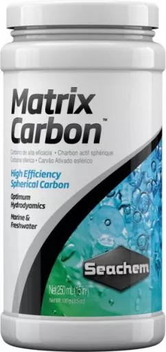 Високоефективне сферичне вугілля Seachem Matrix Carbon 250 мл (000116010603)