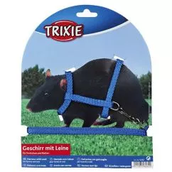 Шлейка с поводком для хорьков и крыс TRIXIE, 12-25 см / 8 мм (TX-6262) - фото №2