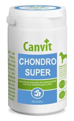 Canvit Chondro Super хондропротектор для здоров'я суглобів собак від 25 кг 80 таблеток