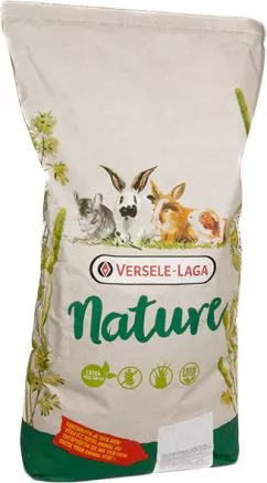 Корм для морских свинок Versele-Laga Nature Cavia беззерновой 9 кг (5410340614112)