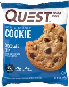 Протеїнове печиво Quest Protein Cookie 59 г 1/12 Chocolate chip (888849005994)