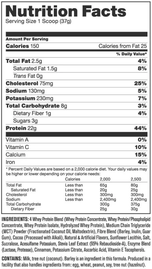 Протеин Mutant Whey 4540 г Triple Chocolate (627933027364) - фото №2