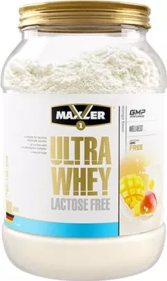 Протеїн Maxler Ultra Whey Lactose Free 900 грам зі смаком манго (4260122321537)