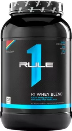 Протеин R1 (Rule One) Whey Blend 908 г со вкусом Fruity cereal (837234108482)