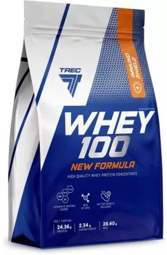 Протеин Trec Nutrition Whey 100 New Formula 700 г Арахисовое масло-ваниль (5902114019846)