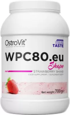 Протеїн OstroVit WPC80.eu Shape 700 г Полуничний шейк (5902232611106)