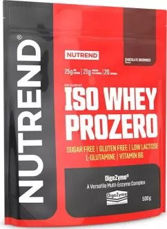 Протеин Nutrend Iso Whey Prozero 500 г Клубничный чизкейк (8594014868531)